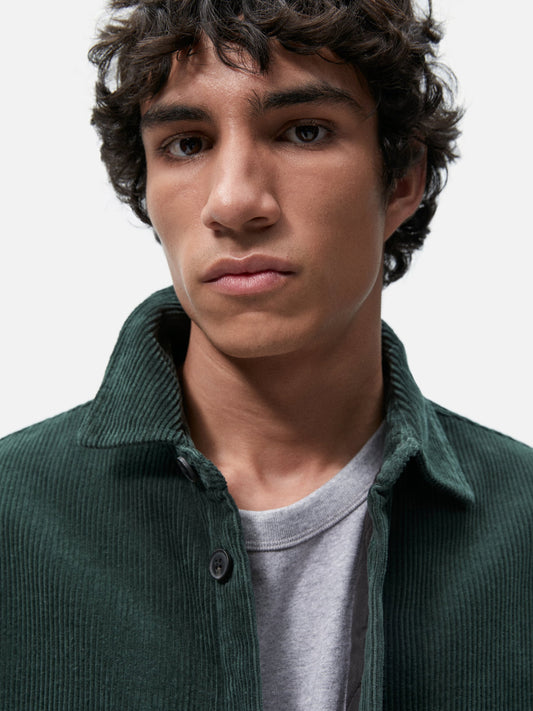 Corduroy Quilted Overshirt
