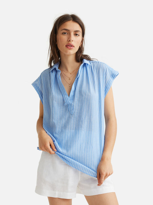 Cotton Button-up Shirt